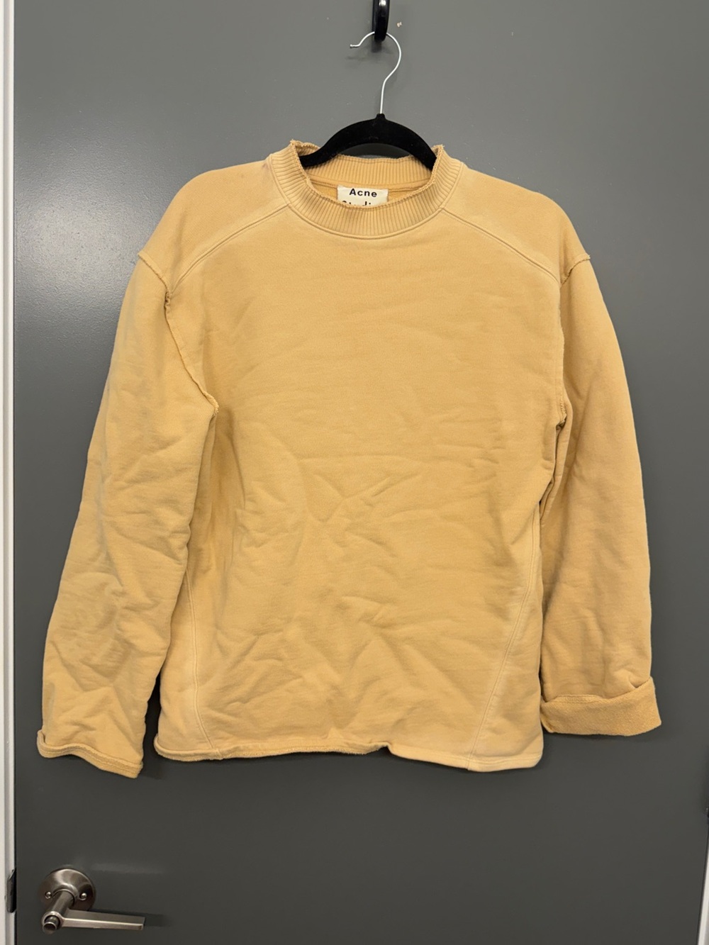 Acne Studio Crewneck Sweater - Light Tan size xs
